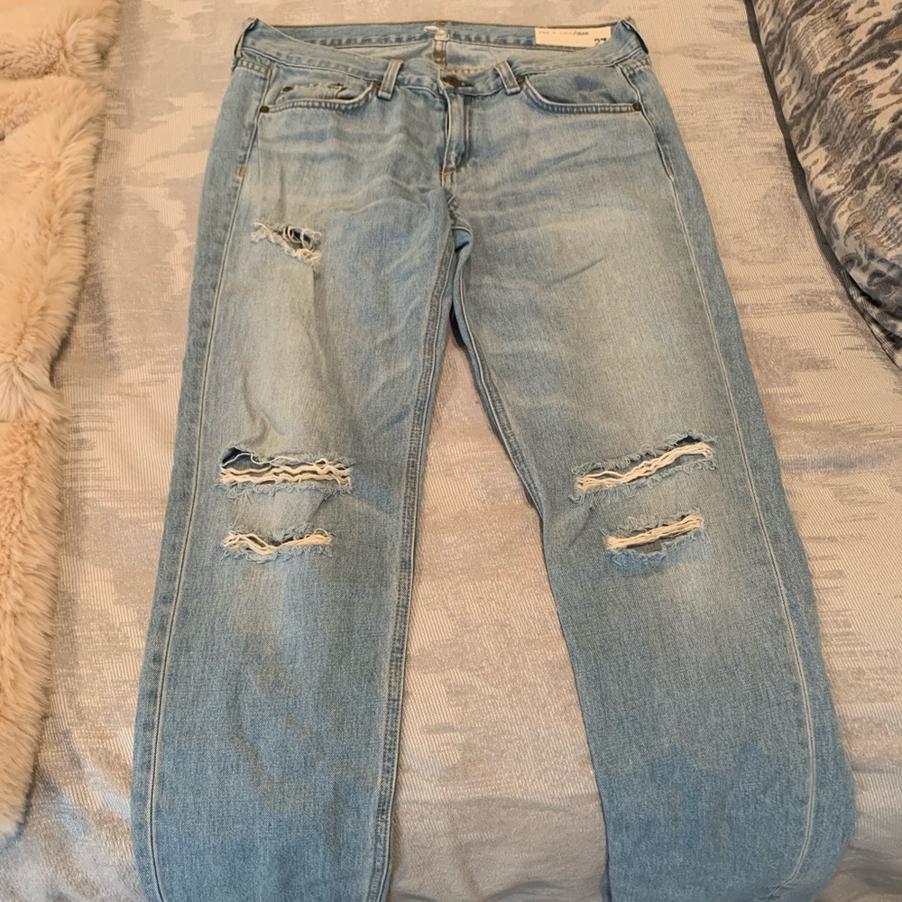 Rag And Bone Distressed Jeans - image 2
